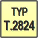 Piktogram - Typ: T.2824